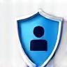 Data privacy shield icon